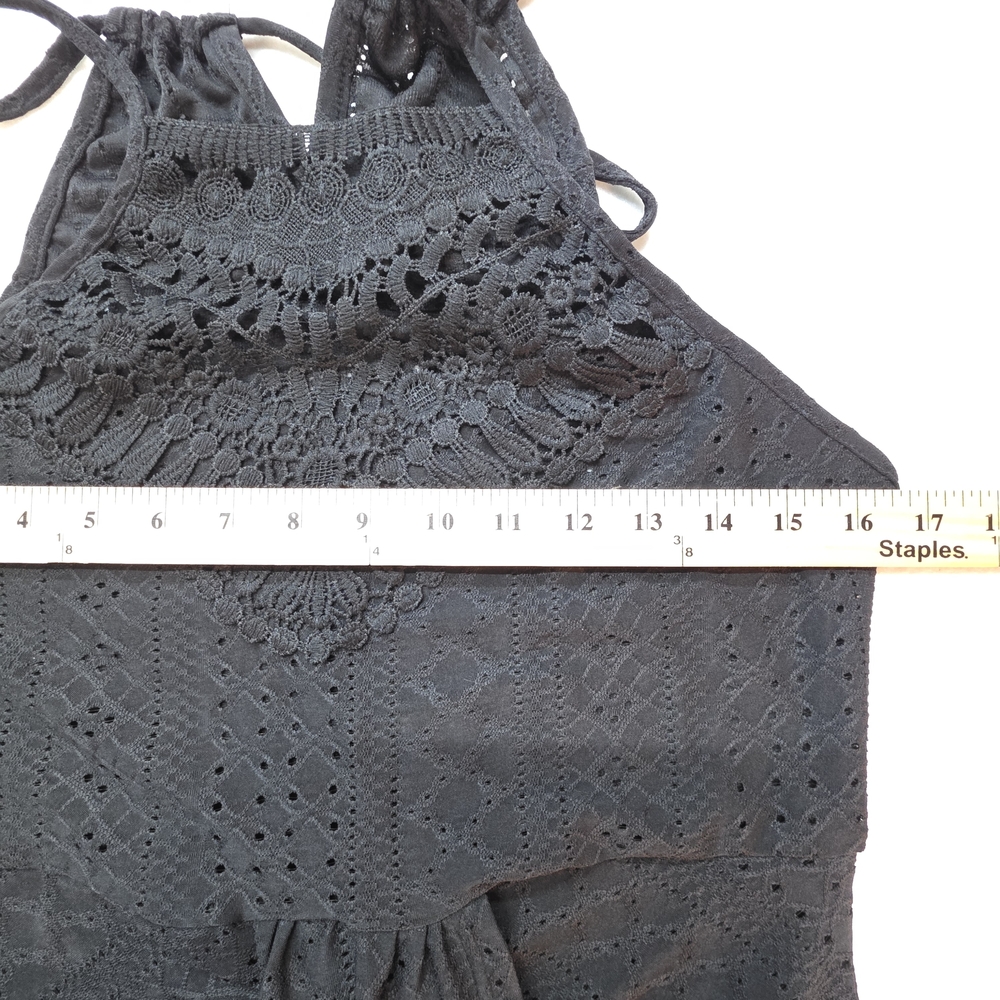 Womens Eyelet Halter Dress Size Large NWOT - Picture 4 of 8